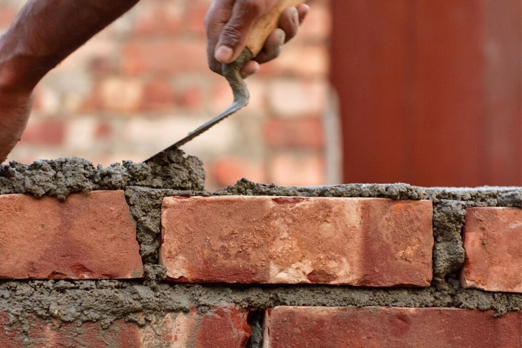 Mão de obra em construção