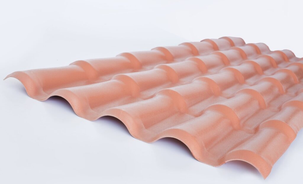 Uso de telhas de PVC para construção modular