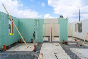 Telhas de PVC para construção modular