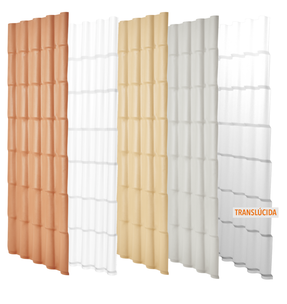 Telha de PVC colonial