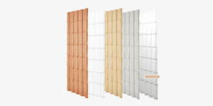 Uso telha de PVC colonial