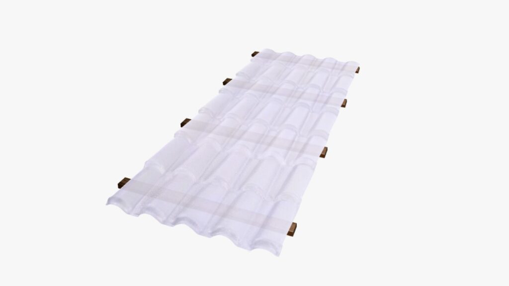 Uso de telha translúcida de PVC