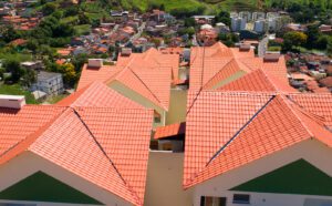 inclinação ideal para o telhado de PVC