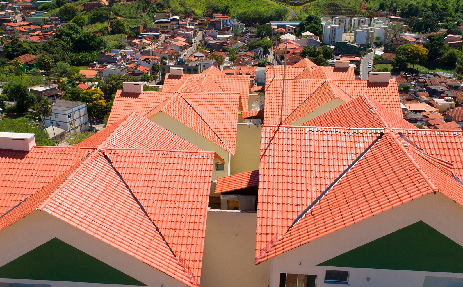 inclinação ideal para o telhado de PVC